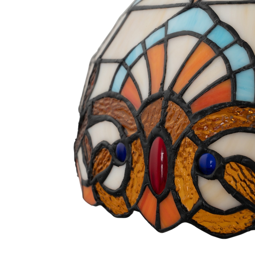 Brilagi - Tiffany-stil bordslampa i glasmosaik MIRABELLA 1xE27/60W/230V