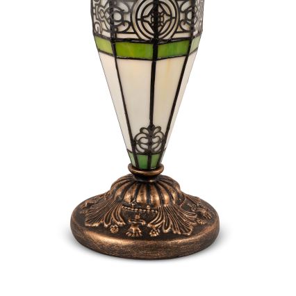 Brilagi - Tiffany-stil bordslampa JUNGLE 1xE27/60W/230V + 1xE14/40W