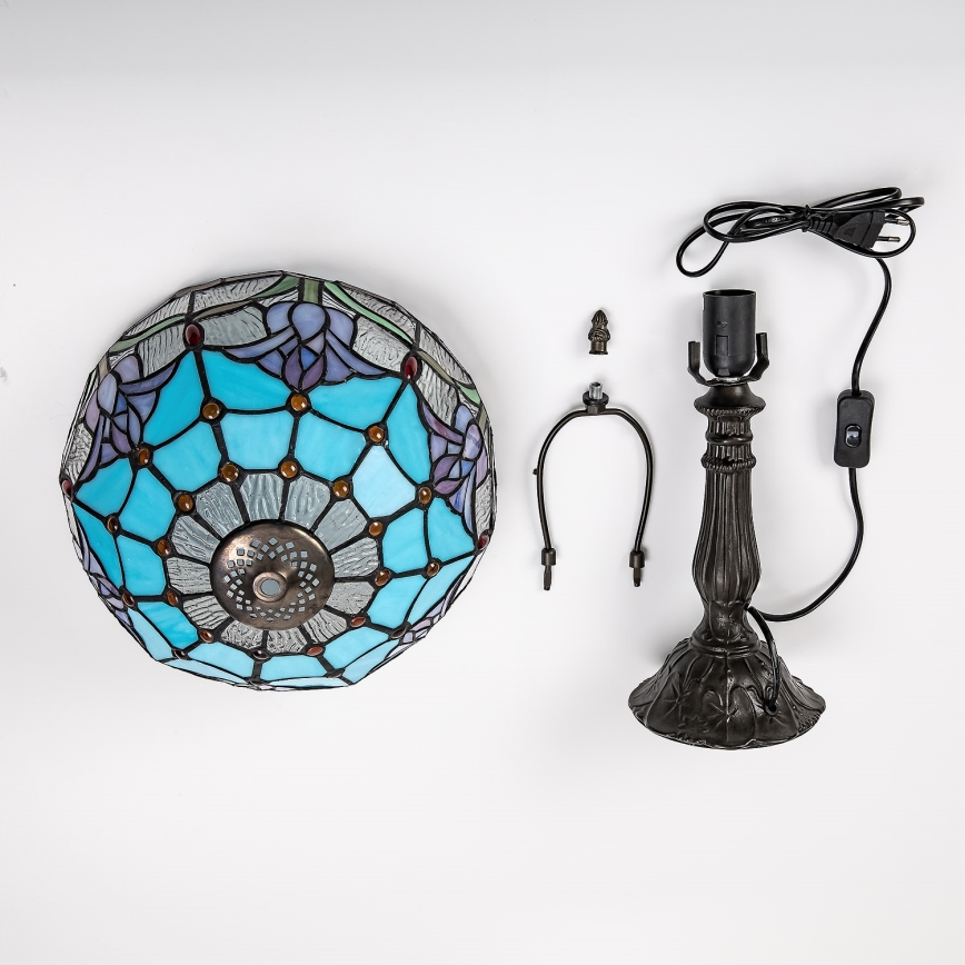 Brilagi - Tiffany-stil bordslampa LORAS 1xE27/40W/230V
