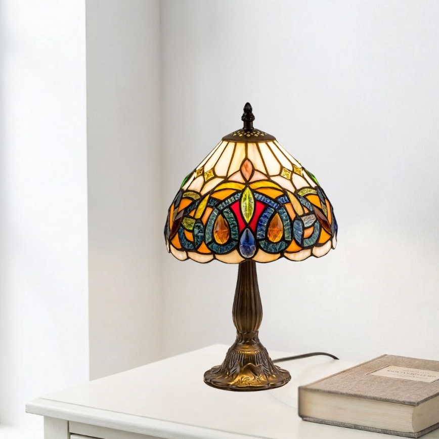 Brilagi - Tiffany-stil bordslampa LUISA 1xE14/40W/230V