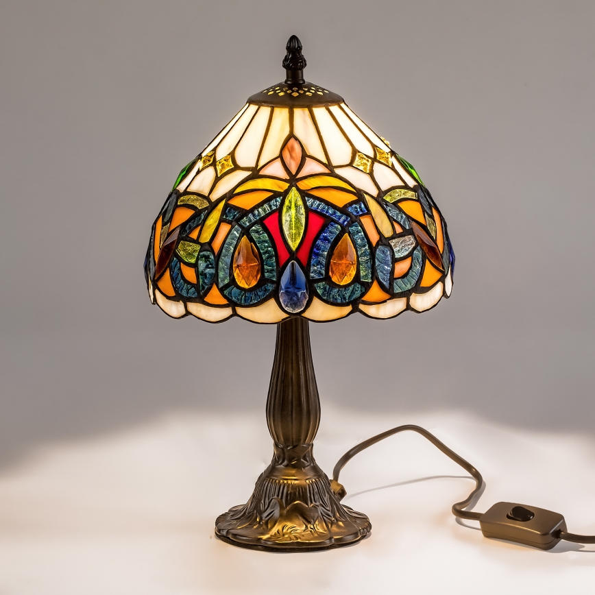 Brilagi - Tiffany-stil bordslampa LUISA 1xE14/40W/230V