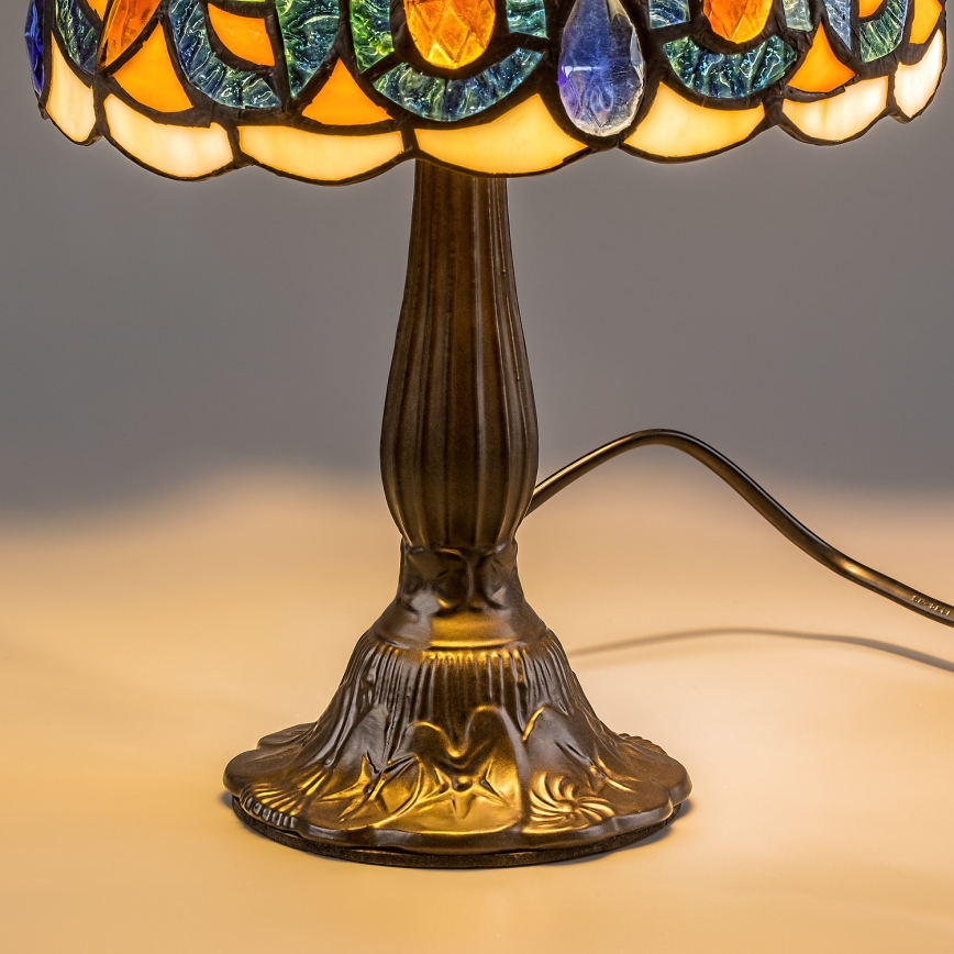 Brilagi - Tiffany-stil bordslampa LUISA 1xE14/40W/230V
