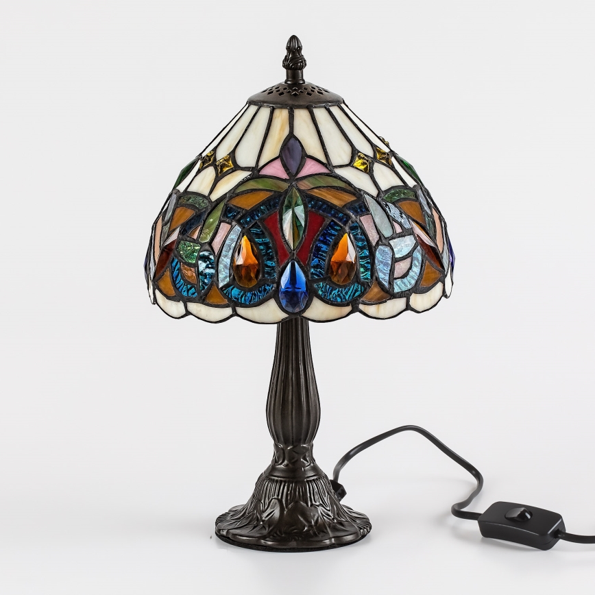 Brilagi - Tiffany-stil bordslampa LUISA 1xE14/40W/230V
