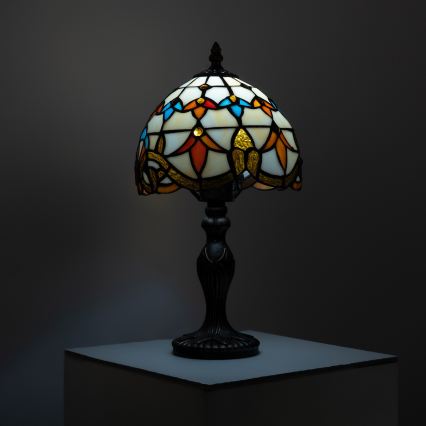 Brilagi - Tiffany-stil bordslampa MIRABELLA 1xE27/60W/230V