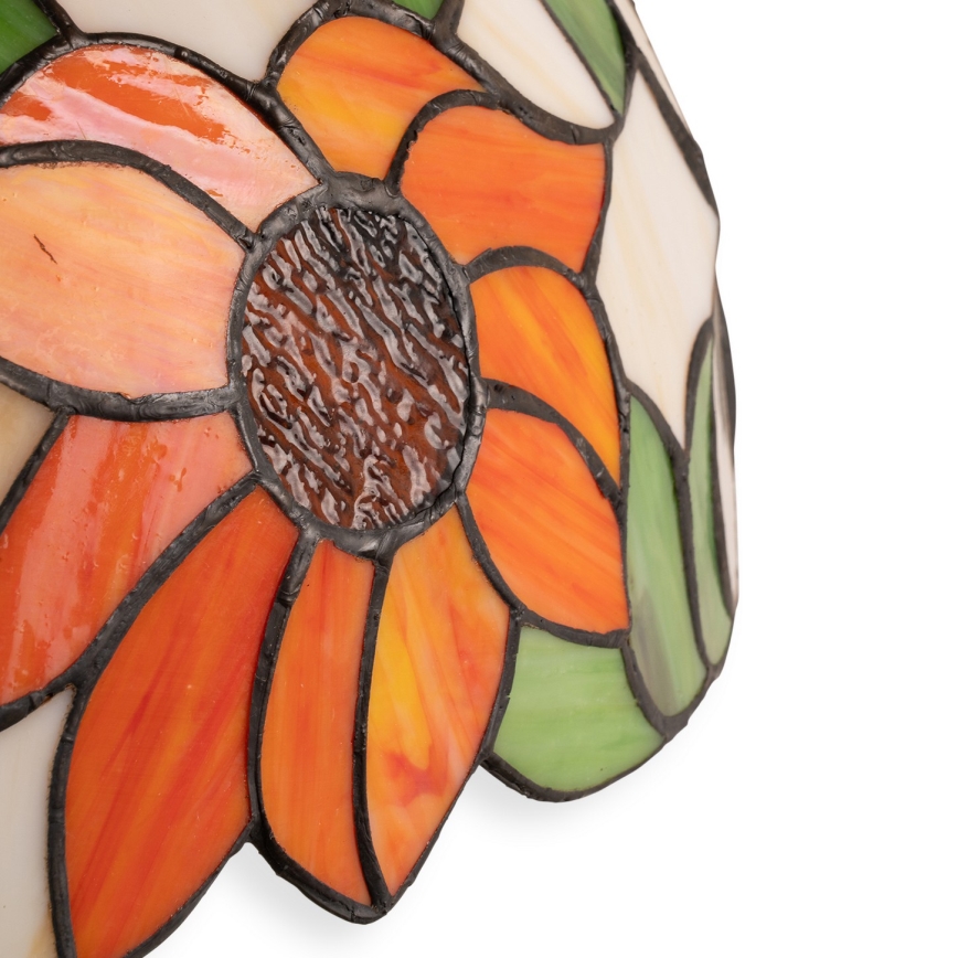Brilagi - Tiffany-stil bordslampa SUNFLOWER 1xE27/60W/230V