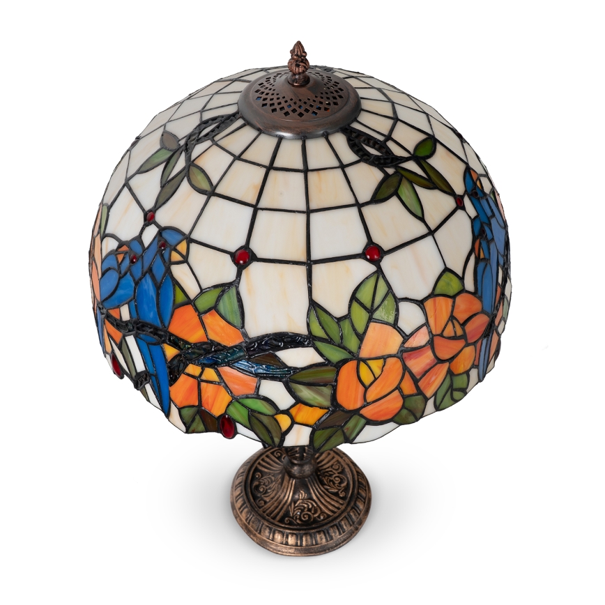 Brilagi - Tiffany-stil glasmosaik bordslampa JUNGLE 2xE27/60W/230V