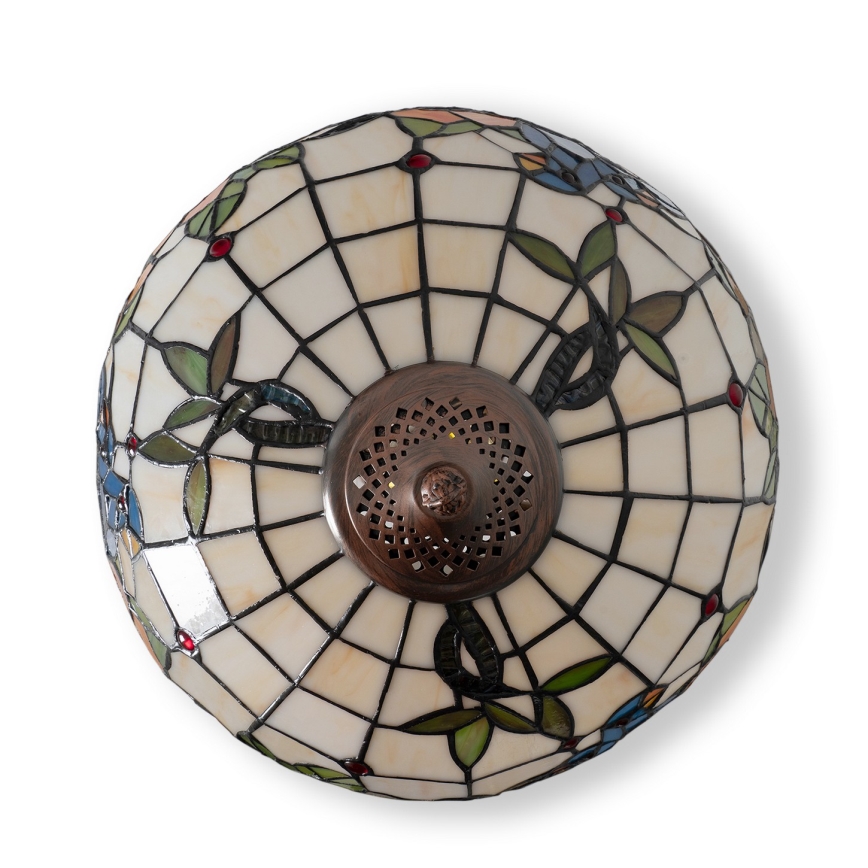Brilagi - Tiffany-stil glasmosaik bordslampa JUNGLE 2xE27/60W/230V