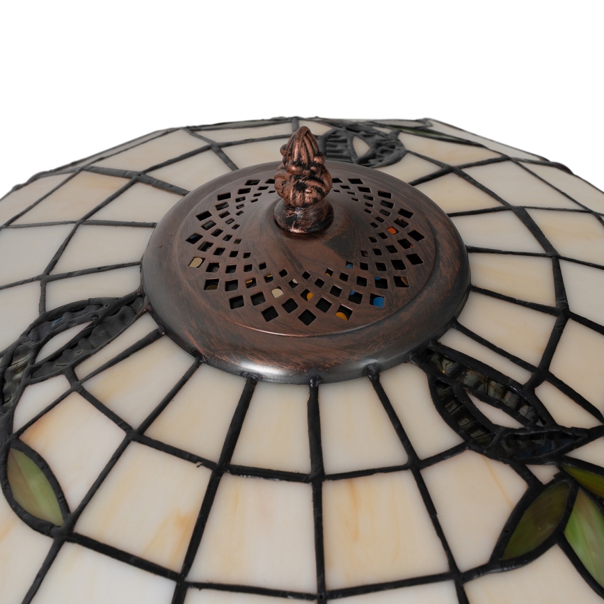 Brilagi - Tiffany-stil glasmosaik bordslampa JUNGLE 2xE27/60W/230V