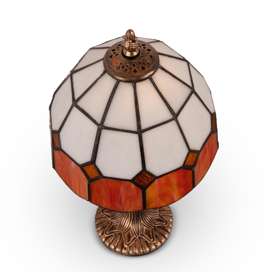 Brilagi – Tiffany-stil glasmosaik bordslampa SIENNA, 1xE27/60W/230V