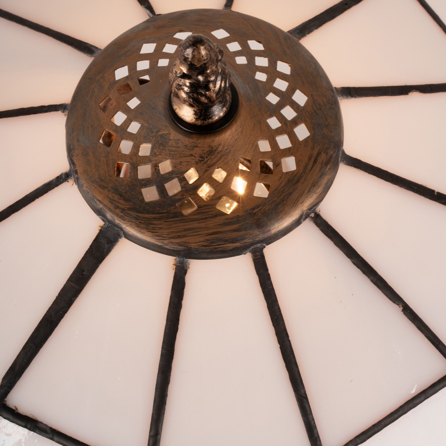 Brilagi - Tiffany-stil glasmosaik bordslampa SIENNA 1xE27/60W/230V