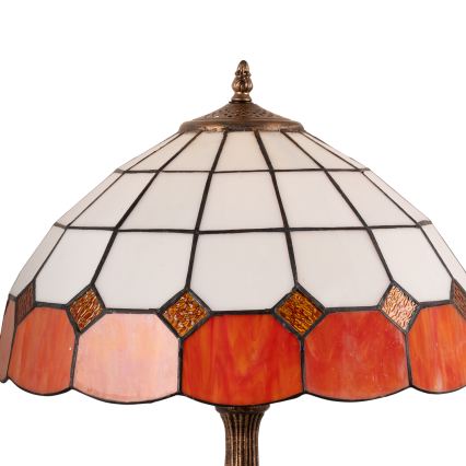 Brilagi - Tiffany-stil glasmosaik bordslampa SIENNA 2xE27/60W/230V