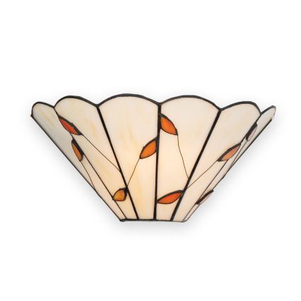 Brilagi - Tiffany-stil glasmosaik vägglampa FOLIA 1xE14/40W/230V