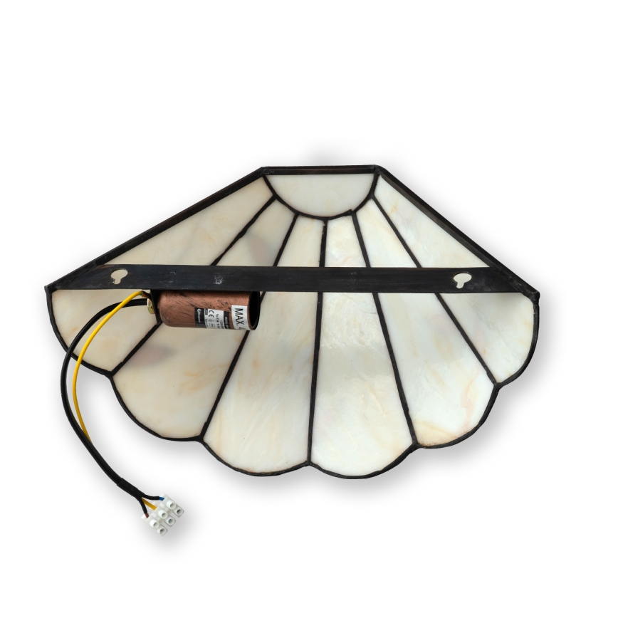 Brilagi - Tiffany-stil glasmosaik vägglampa FOLIA 1xE14/40W/230V