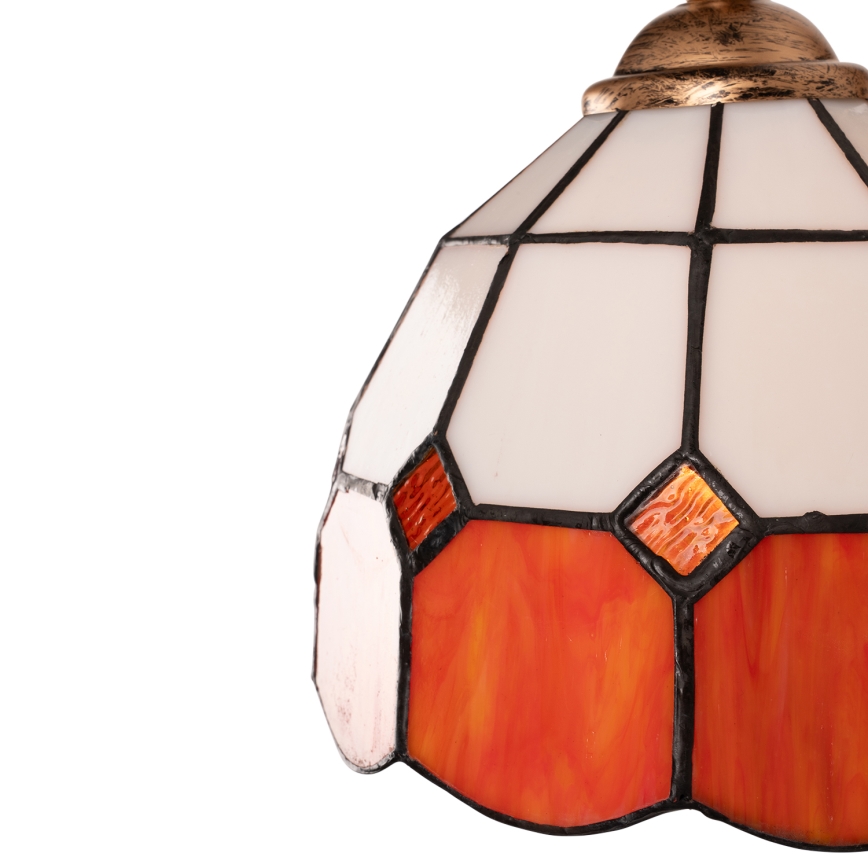 Brilagi - Tiffany-stil glasmosaik vägglampa SIENNA 1xE14/40W/230V