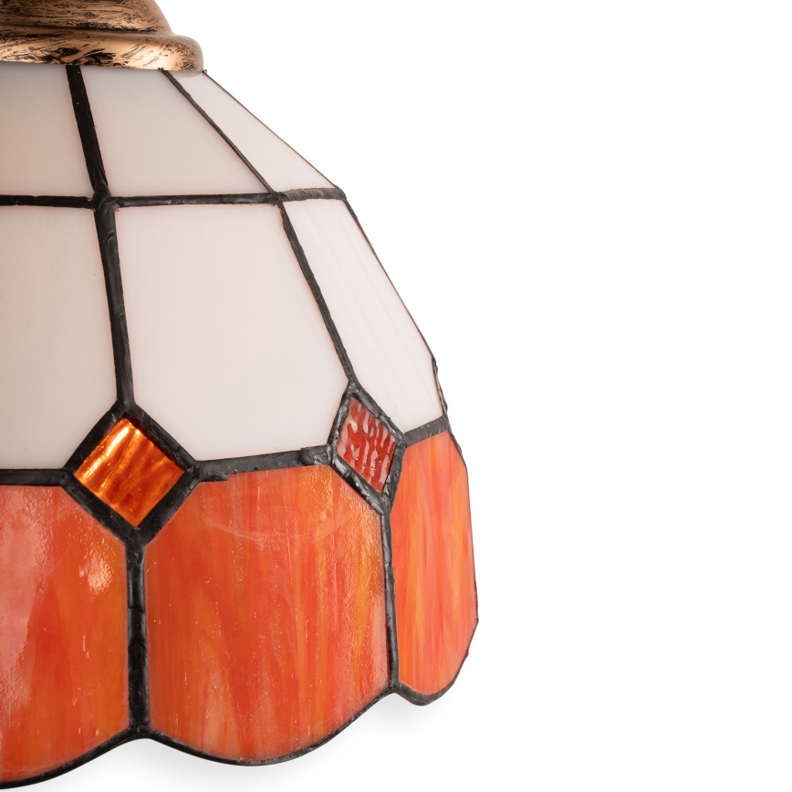 Brilagi - Tiffany-stil glasmosaik vägglampa SIENNA 1xE14/40W/230V