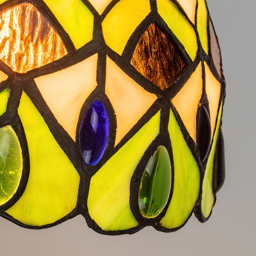 Brilagi - Tiffany-stil glasmosaikvägglampa MARGARET 1xE27/40W/230V