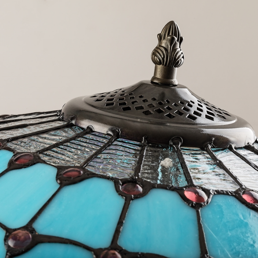 Brilagi - Tiffany-stil golvlampa LORAS 2xE27/60W/230V