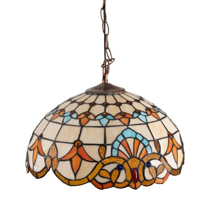 Brilagi - Tiffany-stil taklampa i glasmosaik MIRABELLA 1xE27/60W/230V Ø 40 cm