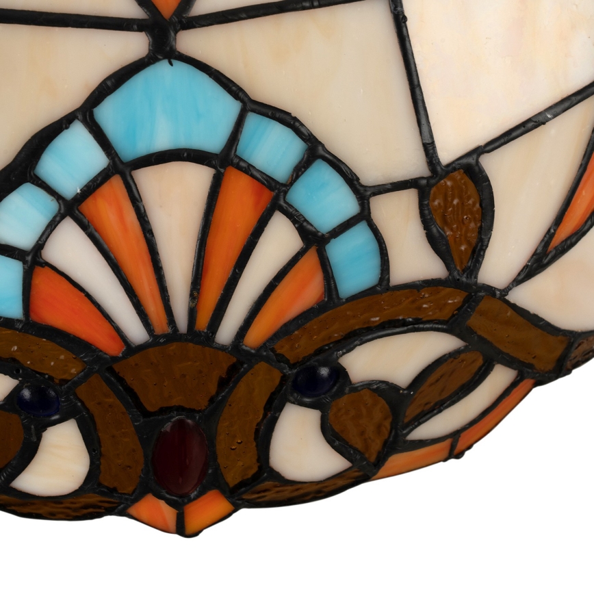 Brilagi - Tiffany-stil taklampa i glasmosaik MIRABELLA 1xE27/60W/230V Ø 40 cm