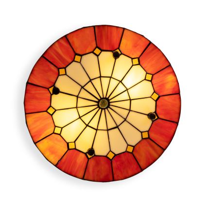 Brilagi - Tiffany-stil taklampa i glasmosaik SIENNA 3xE27/60W/230V Ø 40 cm