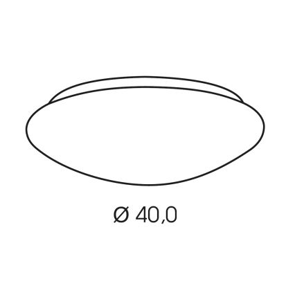 Brilagi - Tiffany-stil taklampa IVORY 3xE27/60W/230V Ø 40 cm