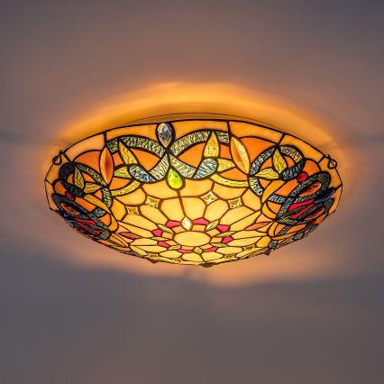 Brilagi - Tiffany-stil taklampa LUISA 2xE27/60W/230V Ø 40 cm