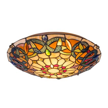 Brilagi - Tiffany-stil taklampa LUISA 2xE27/60W/230V Ø 40 cm