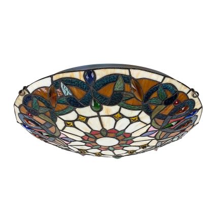 Brilagi - Tiffany-stil taklampa LUISA 2xE27/60W/230V Ø 40 cm