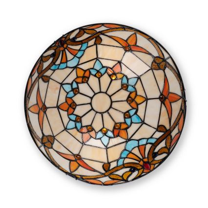 Brilagi - Tiffany-stil taklampa MIRABELLA, 2xE27/60W/230V, Ø 40 cm