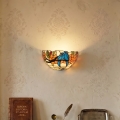Brilagi - Tiffany-stil vägglampa i glasmosaik JUNGLE 1xE14/40W/230V