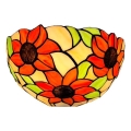 Brilagi - Tiffany-stil vägglampa i glasmosaik SUNFLOWER 1xE14/40W/230V