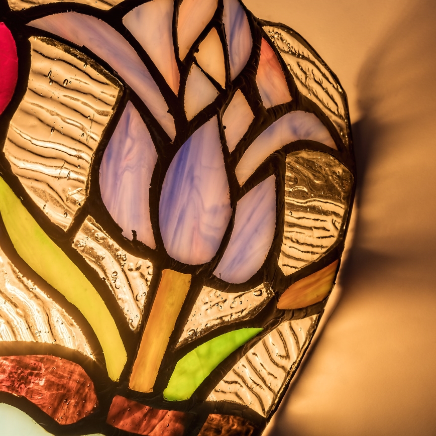 Brilagi - Tiffany-stil vägglampa LORAS 1xE14/40W/230V