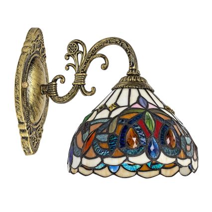 Brilagi - Tiffany-stil vägglampa LUISA 1xE27/40W/230V