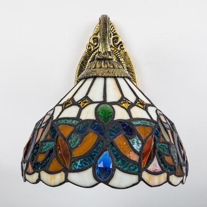 Brilagi - Tiffany-stil vägglampa LUISA 1xE27/40W/230V