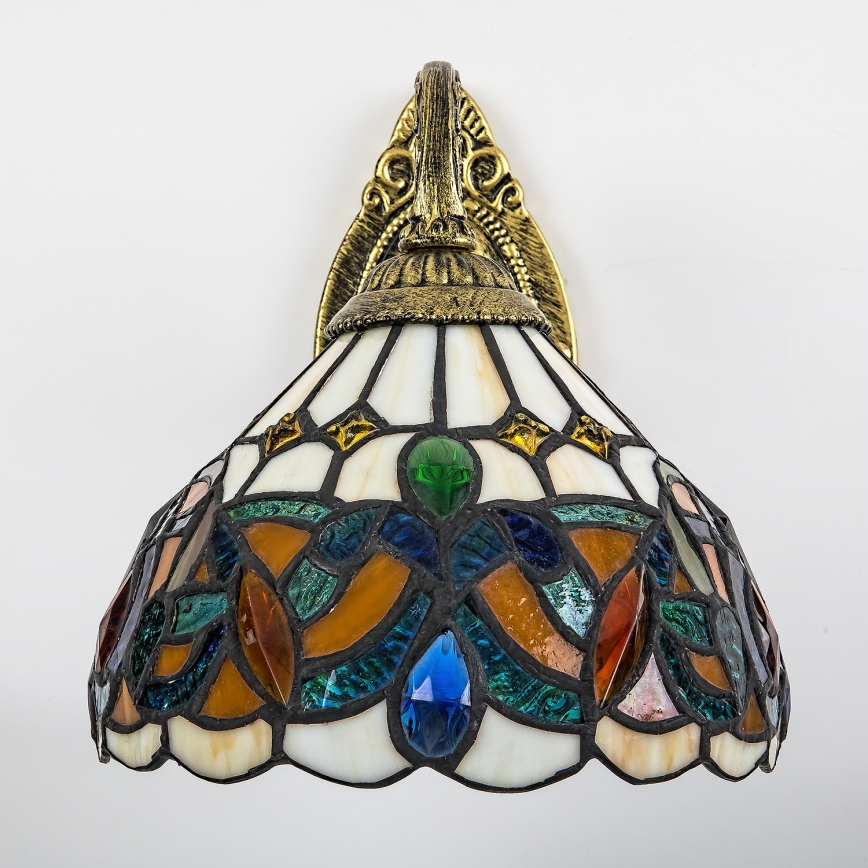 Brilagi - Tiffany-stil vägglampa LUISA 1xE27/40W/230V