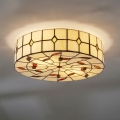 BRILAGI - Tiffany taklampa i glasmosaik FOLIA 2xE27/60W/230V Ø 40 cm