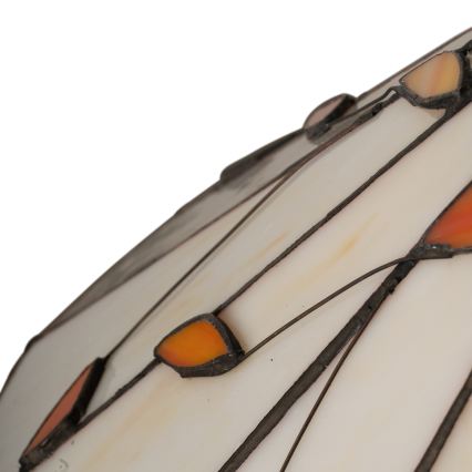 Brilagi - Tiffany-taklampa i glasmosaik på kedja FOLIA 1xE27/60W/230V Ø 40 cm