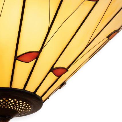 Brilagi - Tiffany-taklampa med kedja FOLIA, 3xE27/60W/230V, Ø 50 cm