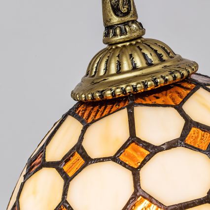 Brilagi - Tiffany-vägglampa i glasmosaik DORAN 1xE27/40W/230V