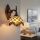 Brilagi - Tiffany-vägglampa i glasmosaik Elfenben 1xE14/40W/230V