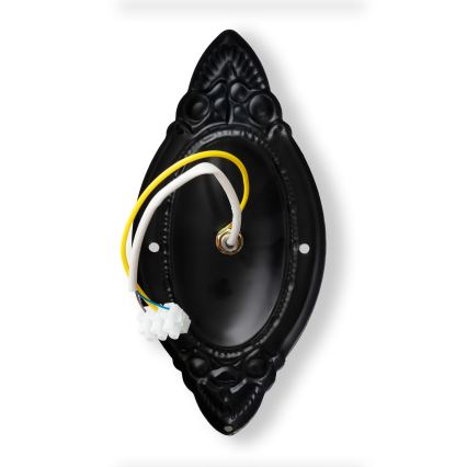 Brilagi - Tiffany-vägglampa i glasmosaik Elfenben 1xE14/40W/230V