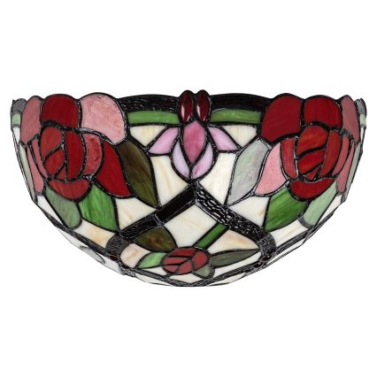 Brilagi - Tiffany-vägglampa i glasmosaik GARLAN 1xE14/40W/230V