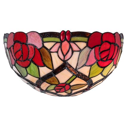 Brilagi - Tiffany-vägglampa i glasmosaik GARLAN 1xE14/40W/230V