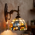 Brilagi - Tiffany-vägglampa i glasmosaik JUNGLE 1xE14/40W/230V