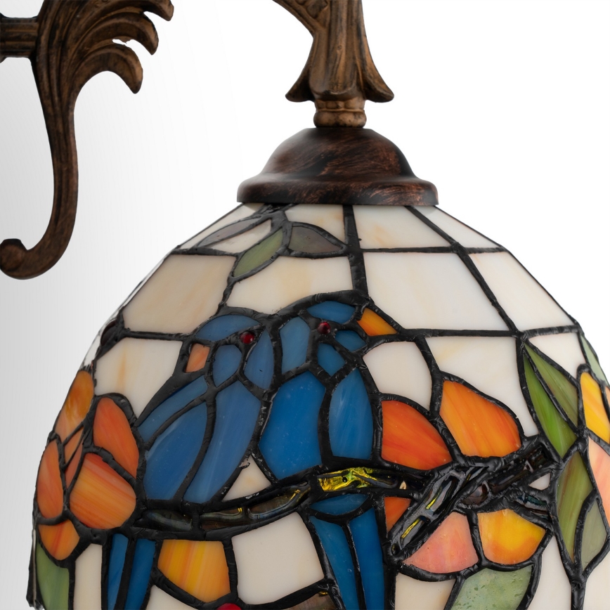 Brilagi - Tiffany-vägglampa i glasmosaik JUNGLE 1xE14/40W/230V