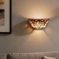 Brilagi - Tiffany-vägglampa MIRABELLA i tiffanyglas 1xE14/40W/230V
