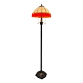 Brilagi - Tiffany-vitrajlampa golvlampa SIENNA 2xE27/60W/230V