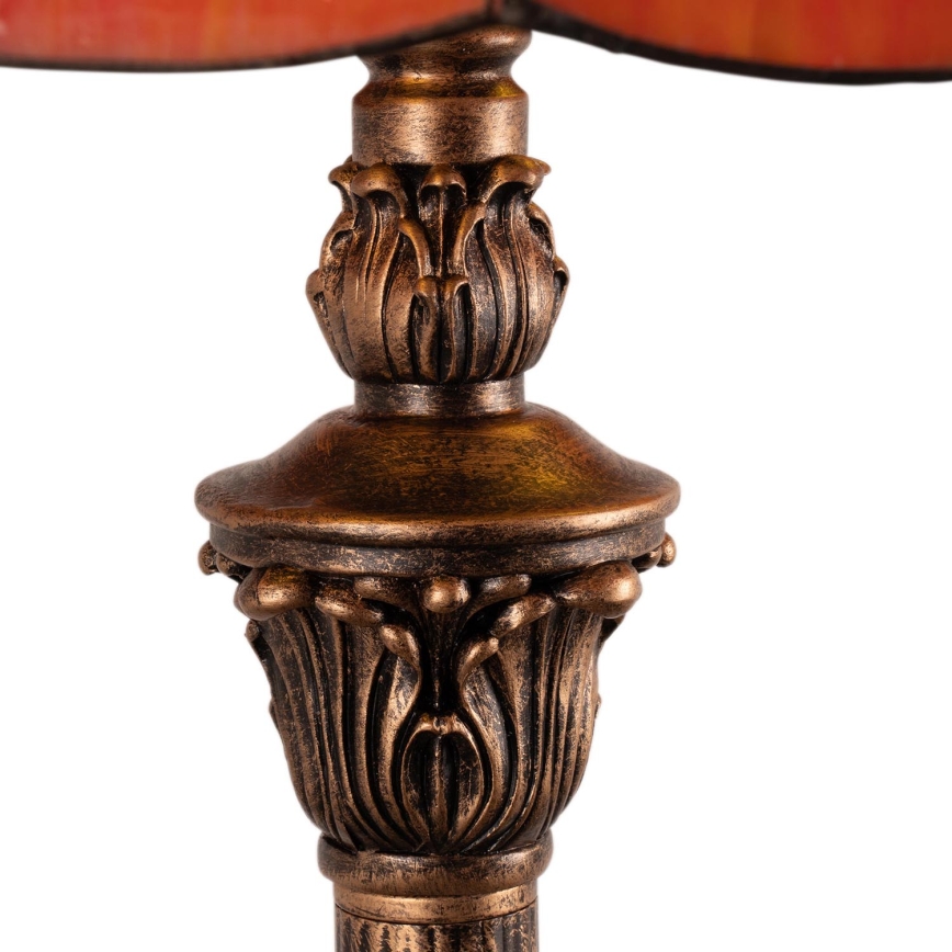 Brilagi - Tiffany-vitrajlampa golvlampa SIENNA 2xE27/60W/230V