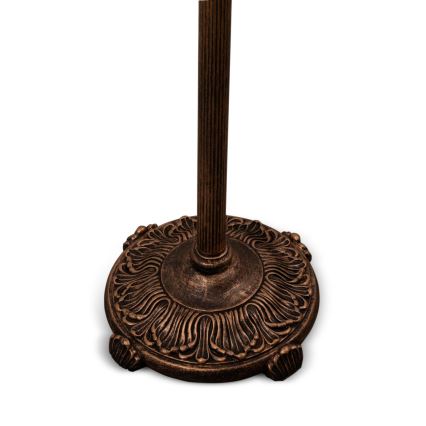 Brilagi - Tiffany-vitrajlampa golvlampa SIENNA 2xE27/60W/230V