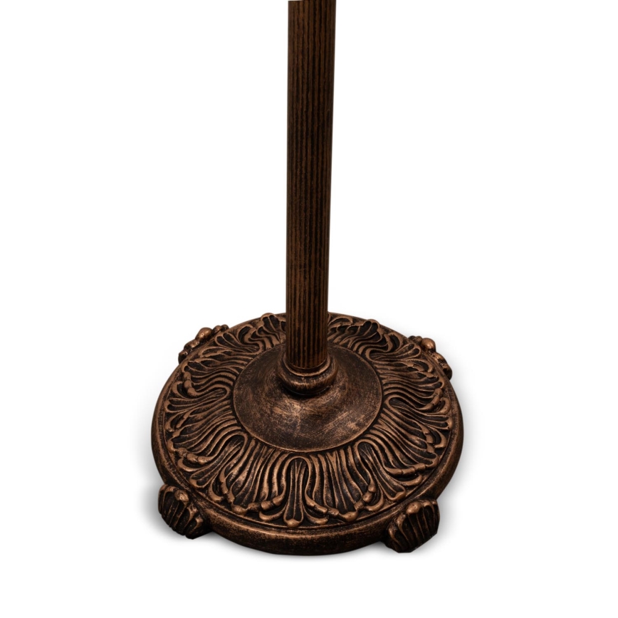 Brilagi - Tiffany-vitrajlampa golvlampa SIENNA 2xE27/60W/230V